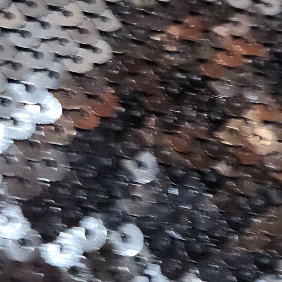 💜Candie's Black Sequin Zippered Wristlet Pouch - Picture 7 of 11